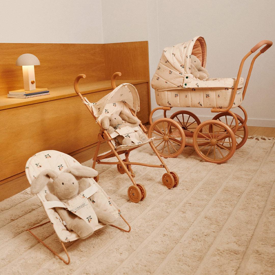Liewood Mabel Doll Bouncer - Mini Me Peach / Seashell-Dolls Accessories- | Natural Baby Shower