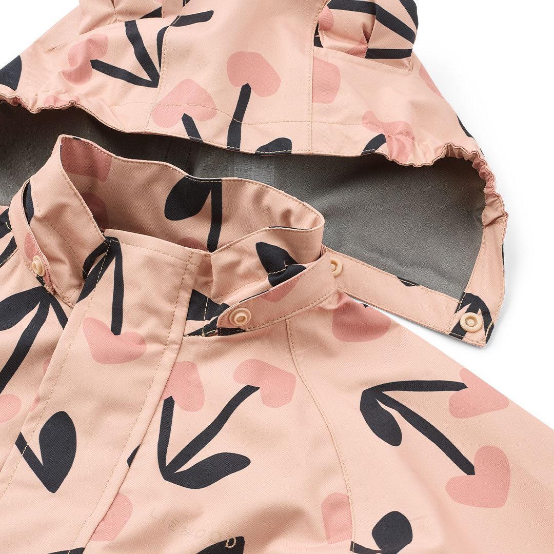 Liewood Manu Rainwear Set - Mega Cherry Heart/ Rosey Mix-Rainsuits + Sets-Mega Cherry Heart/ Rosey Mix-80 | Natural Baby Shower