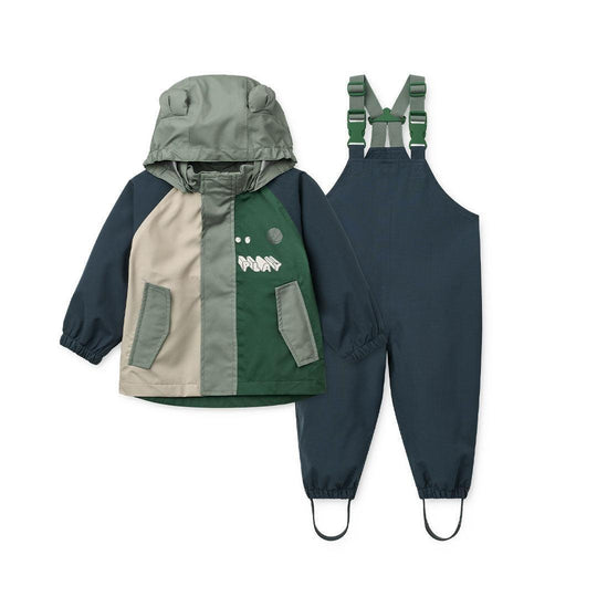 Liewood Manu Rainwear Set - Play Multi Mix-Rainsuits + Sets-Play Multi Mix-80 | Natural Baby Shower