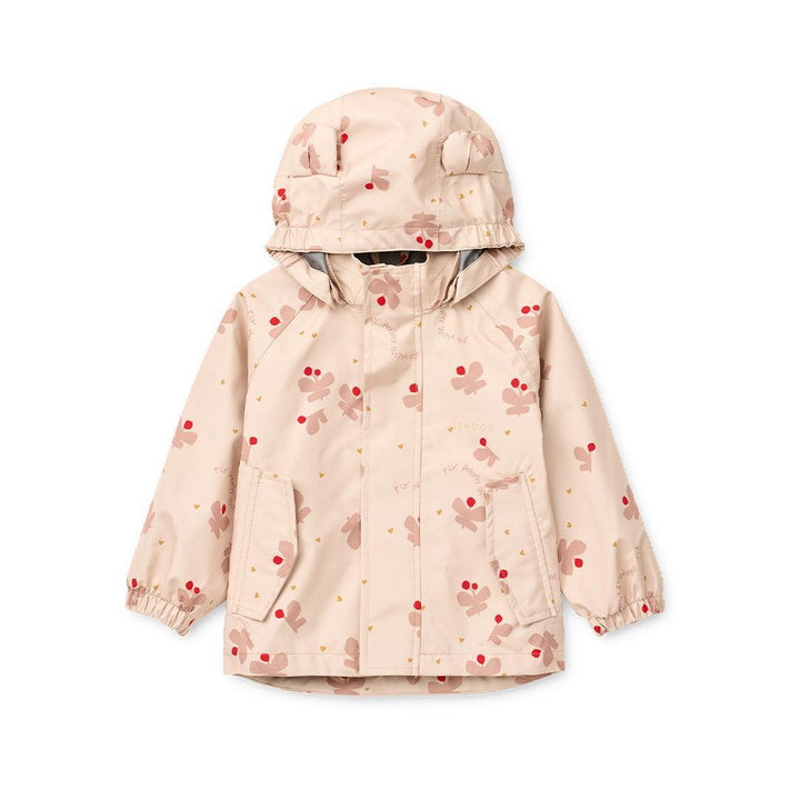 Liewood Manu Rainwear Set - Butterfly / Apple Blossom-Clothing Sets-Butterfly / Apple Blossom-80 | Natural Baby Shower