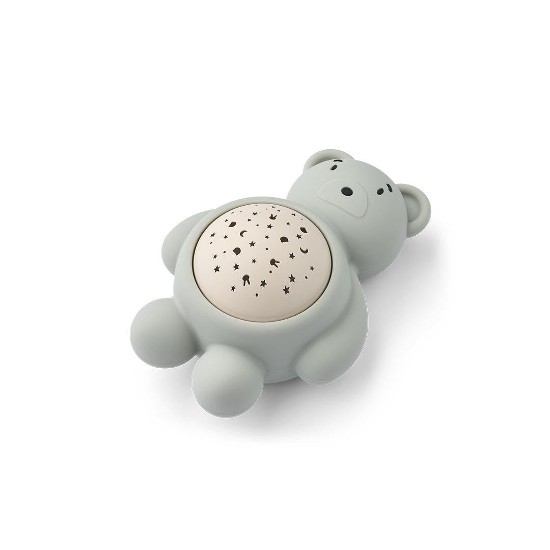 Liewood Manuel Bear Night Light & Sound and Projector Lamp - Dove Blue-Night Lights-Dove Blue-One size | Natural Baby Shower