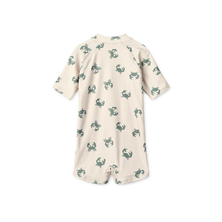Liewood Max Printed Swim Jumpsuit - Crab - Sandy-Swimsuits-Crab/Sandy-56 | Natural Baby Shower