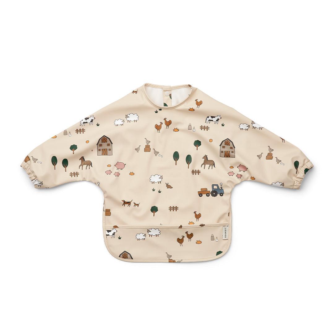 Liewood Merle Cape Bib - Farm/Sandy-Bibs-Farm/Sandy-One Size | Natural Baby Shower