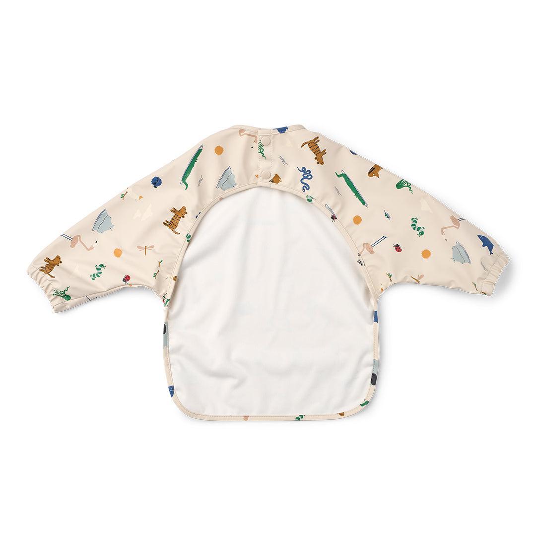Liewood Merle Printed Cape Bib - Around The World / Sandy-Bibs-Around The World / Sandy-One size | Natural Baby Shower
