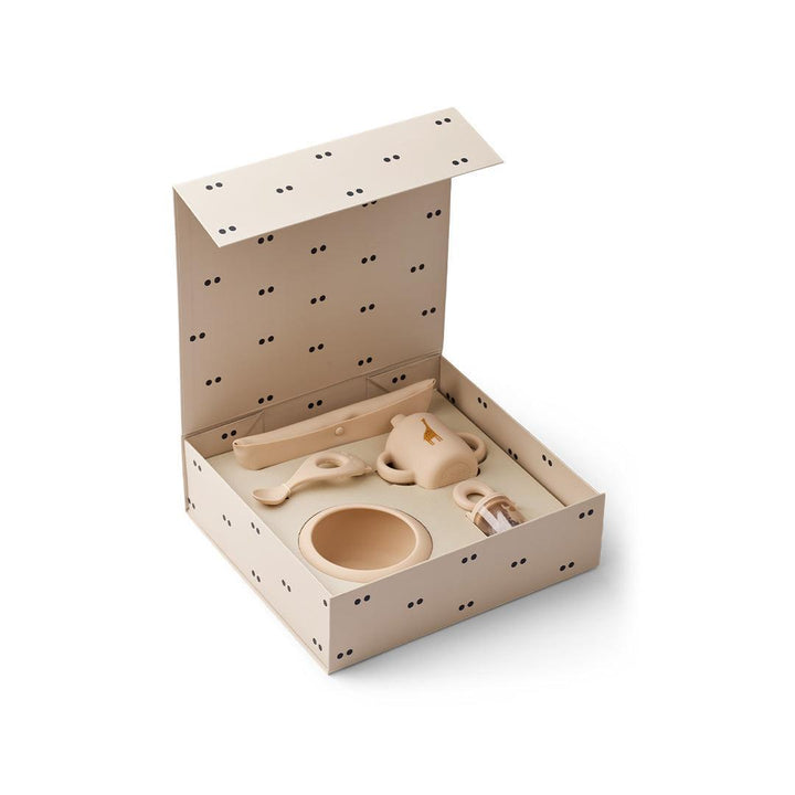 Liewood Mileah Baby Weaning Mealtime - Apple Blossom-Feeding Sets-Apple Blossom-One size | Natural Baby Shower