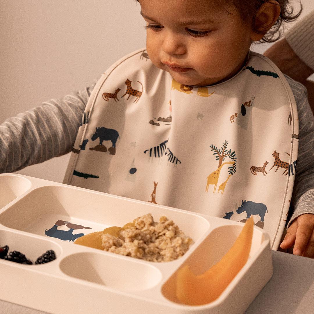 Liewood Mosu Divider Plate - All Together / Sandy-Plates-All Together / Sandy-One size | Natural Baby Shower