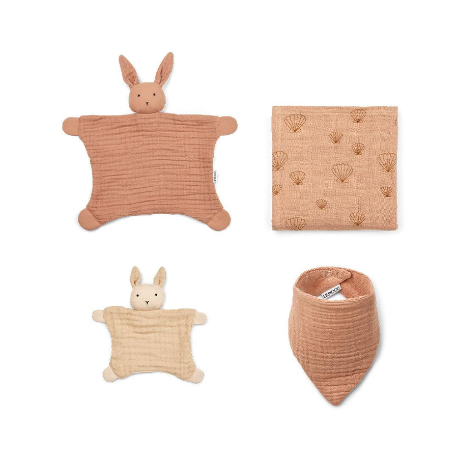 Liewood Nada Baby Gift Set - Rose Multi Mix- Rabbit-Clothing Sets-Rose-Rabbit | Natural Baby Shower