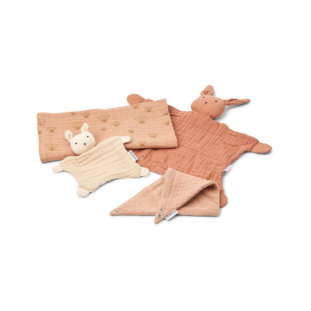 Liewood Nada Baby Gift Set - Rose Multi Mix- Rabbit-Clothing Sets-Rose-Rabbit | Natural Baby Shower
