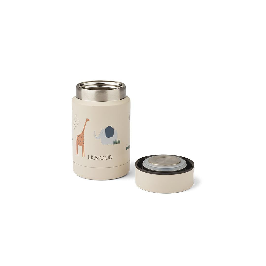 Liewood Nadja Food Jar - Safari Sandy Mix-Food Storage-Safari Sandy Mix-One Size | Natural Baby Shower