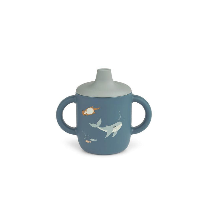 Liewood Neil Sippy Cup - Arctic Sea / Ocean View-Cups-Arctic Sea / Ocean View-One size | Natural Baby Shower