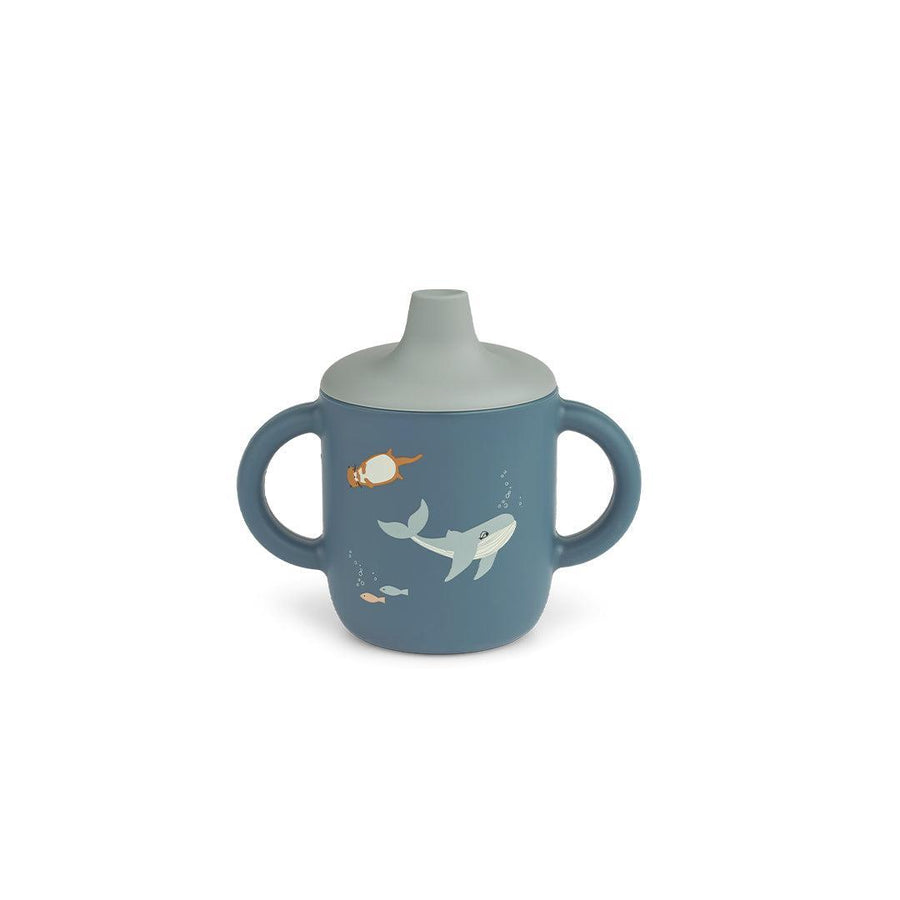 Liewood Neil Sippy Cup - Arctic Sea / Ocean View-Cups-Arctic Sea / Ocean View-One size | Natural Baby Shower