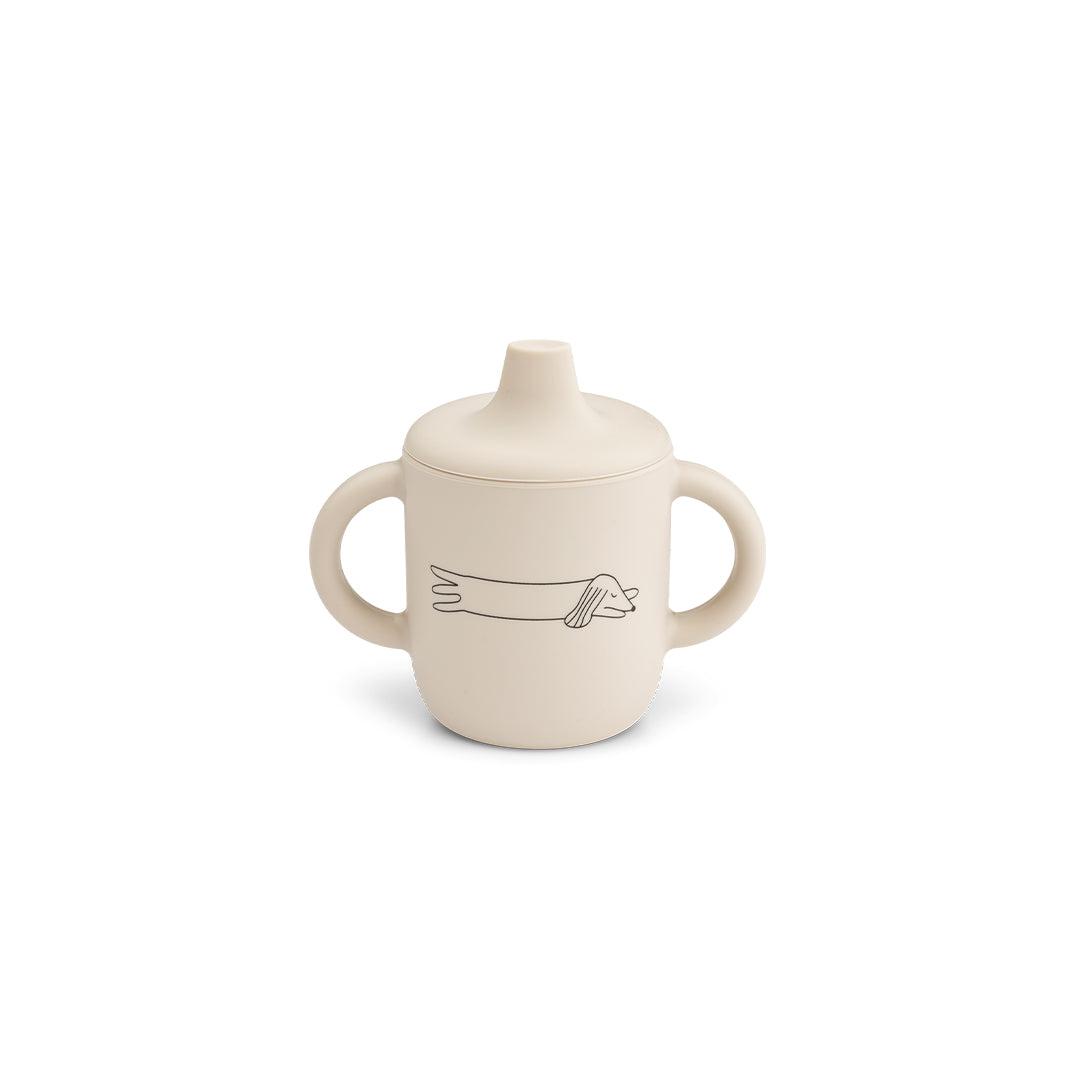 Liewood Neil Sippy Cup - Dog - Sandy-Sippy Cups-Dog/Sandy- | Natural Baby Shower