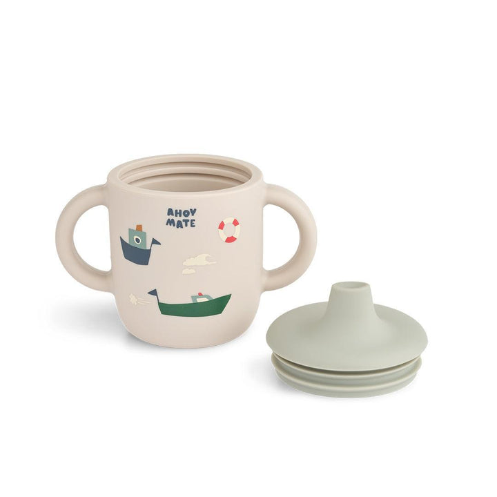 Liewood Neil Sippy Cup - Sailing / Sandy-Cups-Sailing / Sandy- | Natural Baby Shower