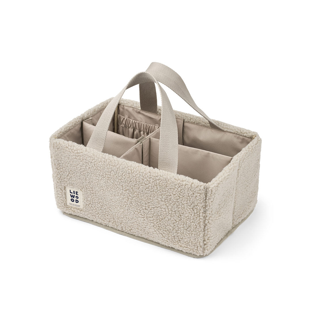 Liewood Nola Pile Organizer Caddy - Mist-Storage Baskets- | Natural Baby Shower