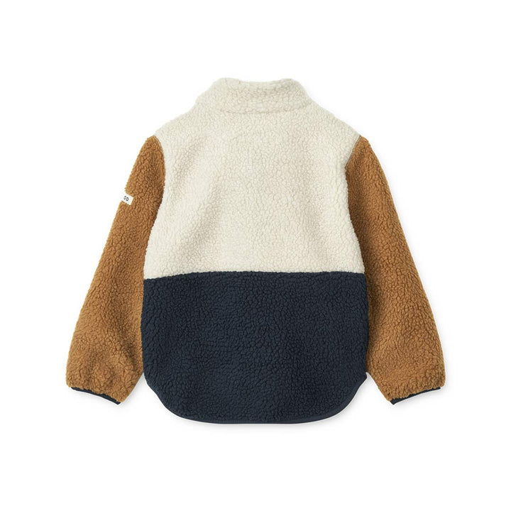 Liewood Nolan Pile Jacket - Classic Navy Multi Mix-Coats-Classic Navy Multi Mix-104 | Natural Baby Shower