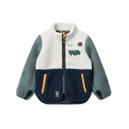 Liewood Nolan Fleece Jacket - Play Mix-Coats-Play Mix-80 | Natural Baby Shower
