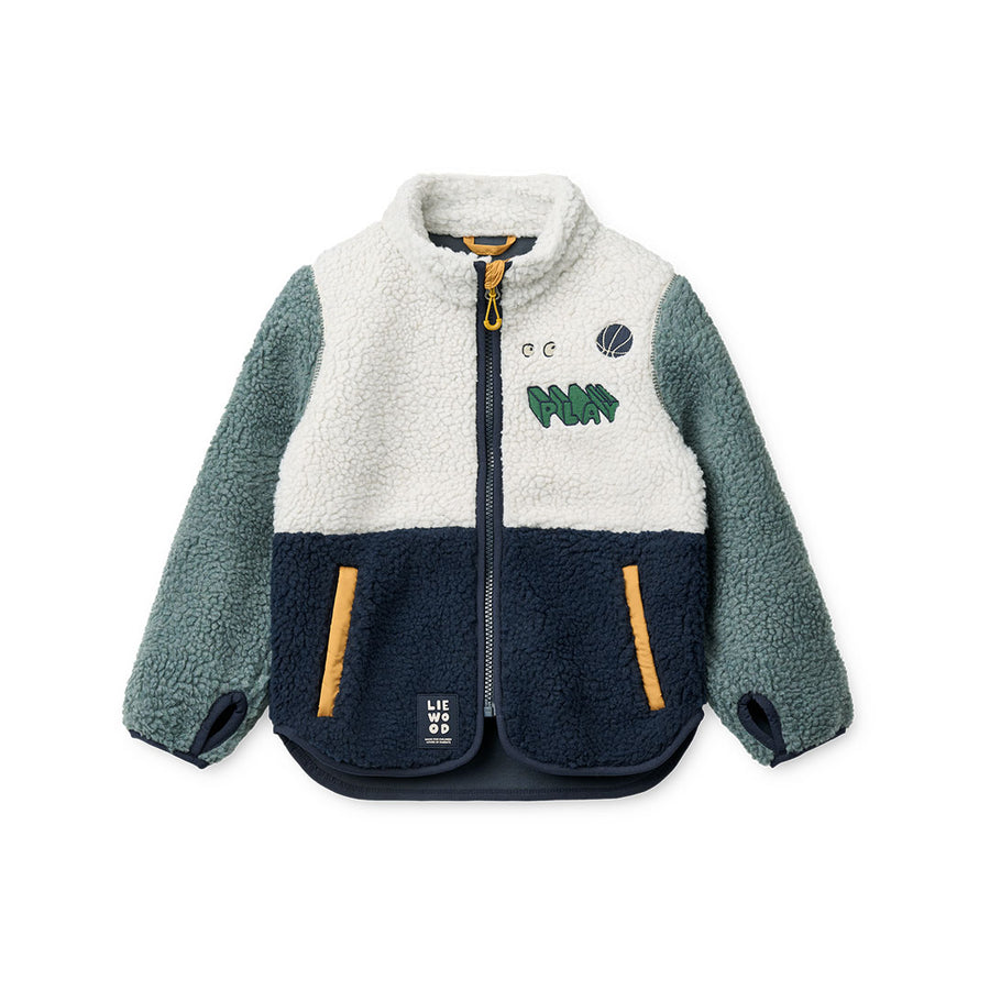Liewood Nolan Fleece Jacket - Play Mix-Coats-Play Mix-80 | Natural Baby Shower