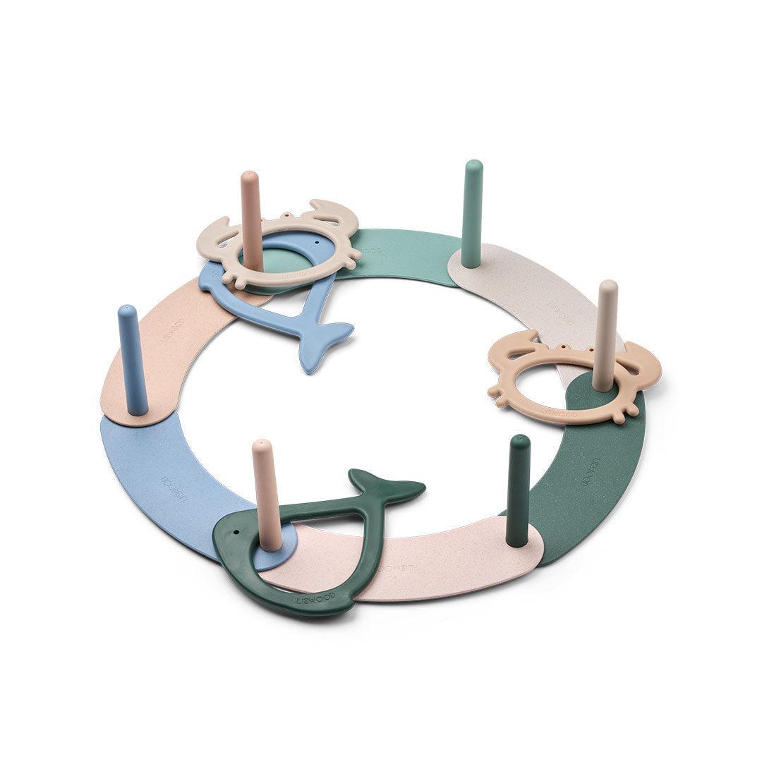 Liewood Noova Ring Toss Game Sea Creature - Peppermint Multi Mix-Outdoor Play-Peppermint Multi Mix- | Natural Baby Shower