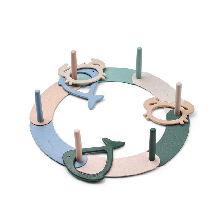 Liewood Noova Ring Toss Game Sea Creature - Peppermint Multi Mix-Outdoor Play-Peppermint Multi Mix- | Natural Baby Shower