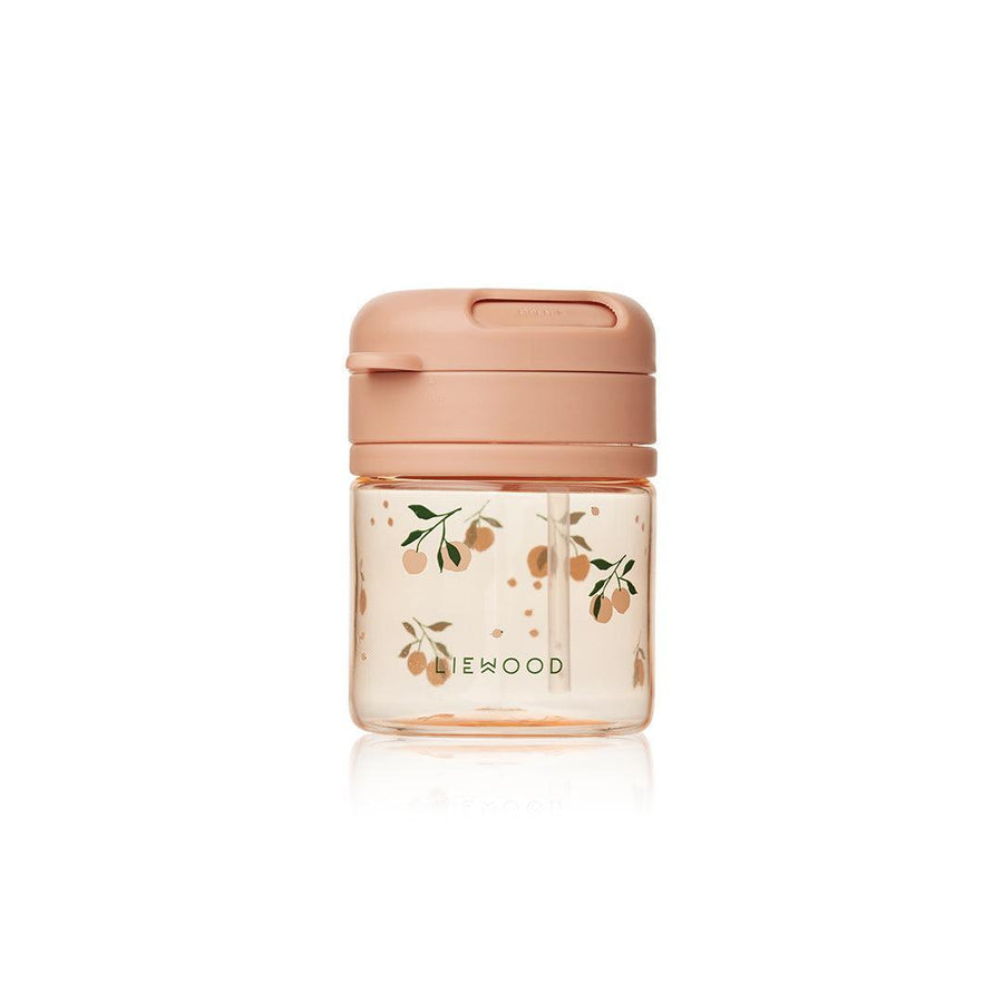 Liewood Pavia Tritan Straw Cup Beaker 280ml - Peach/Sea Shell-Straws-Peach/Sea Shell-280ml | Natural Baby Shower