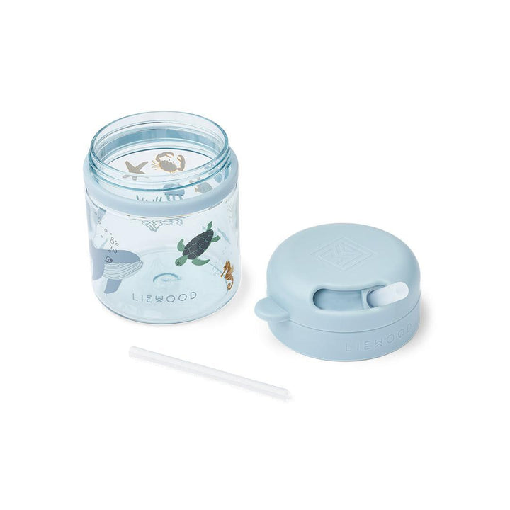 Liewood Pavia Tritan Straw Cup Beaker 280ml - Sea Creature / Sandy-Straws-Sea Creature / Sandy-280ml | Natural Baby Shower