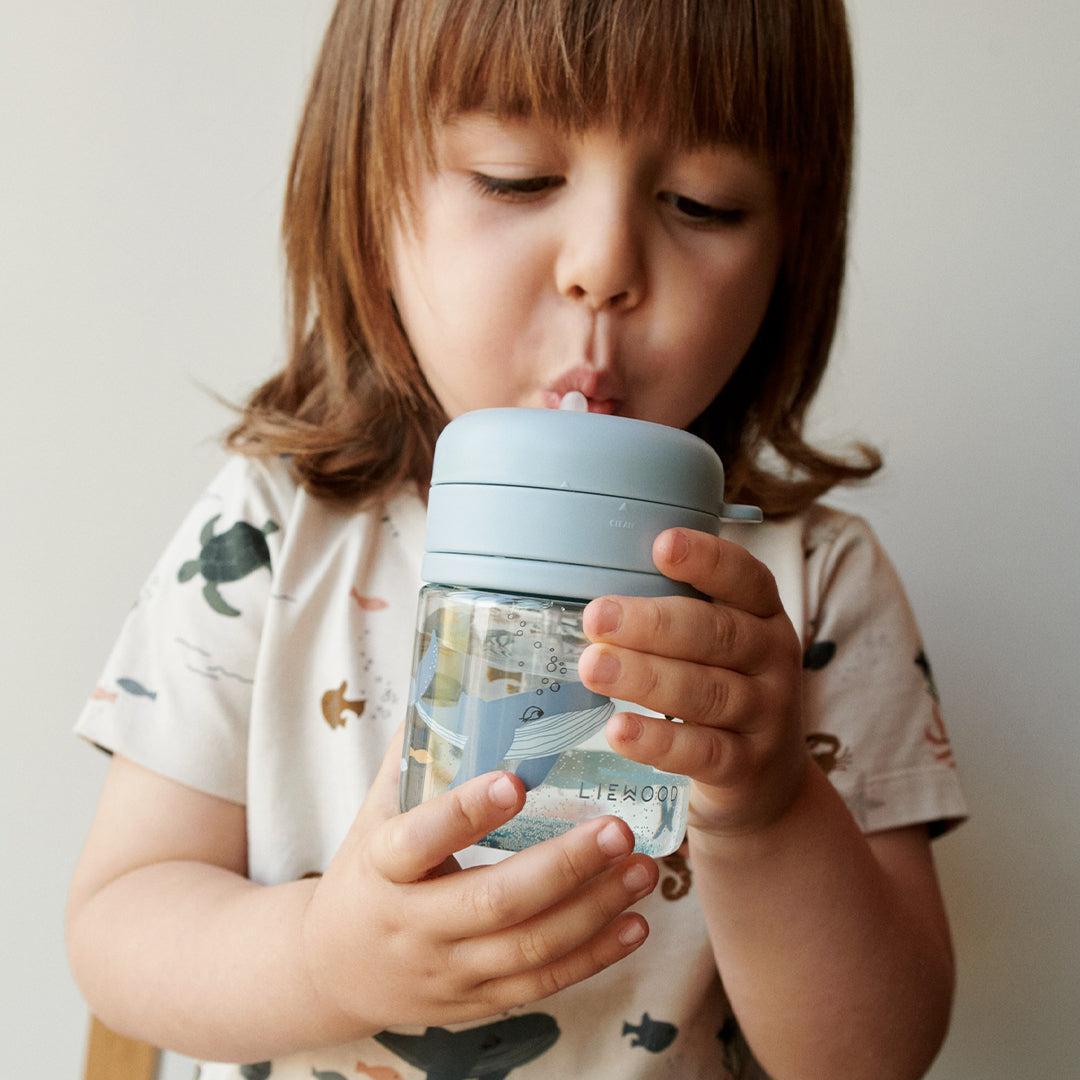 Liewood Pavia Tritan Straw Cup Beaker 280ml - Sea Creature / Sandy-Straws-Sea Creature / Sandy-280ml | Natural Baby Shower