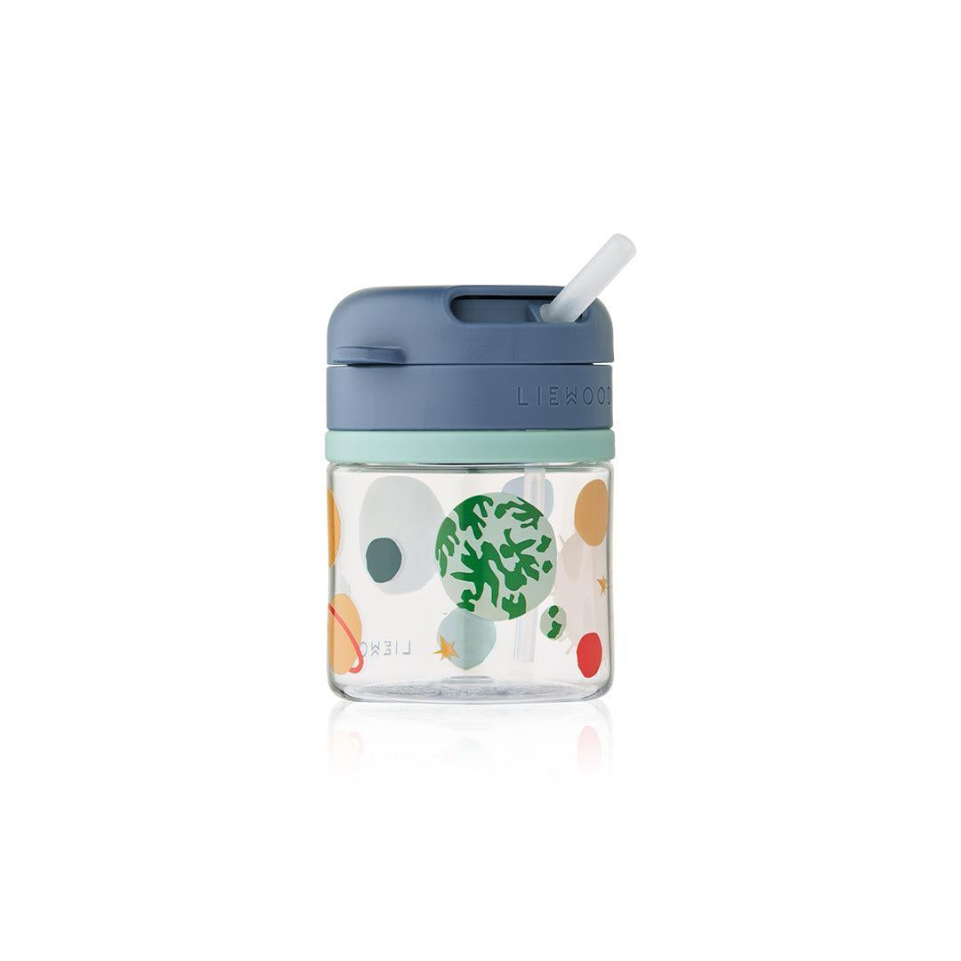 Liewood Pavia Tritan Straw Beaker Cup 280ml - Universe Classic Navy-Cups-Universe Classic Navy-One Size | Natural Baby Shower