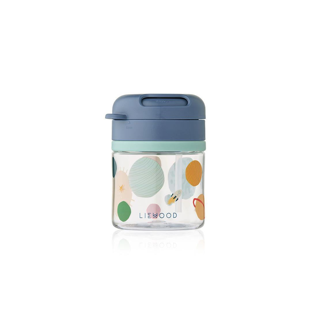 Liewood Pavia Tritan Straw Beaker Cup 280ml - Universe Classic Navy-Cups-Universe Classic Navy-One Size | Natural Baby Shower