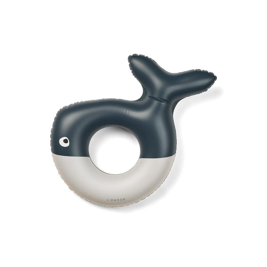 Liewood Phoebe Whale Swim Ring - Whale Blue-Inflatables-Whale Blue- | Natural Baby Shower