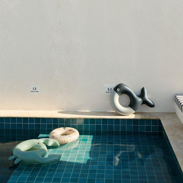 Liewood Phoebe Whale Swim Ring - Whale Blue-Inflatables-Whale Blue- | Natural Baby Shower
