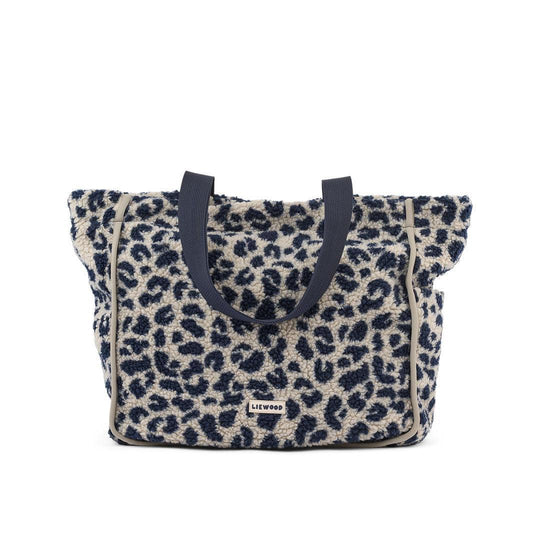 Liewood Reed Pile Totebag - Mega Leo Mist-Changing Bags-Mega Leo Mist- | Natural Baby Shower