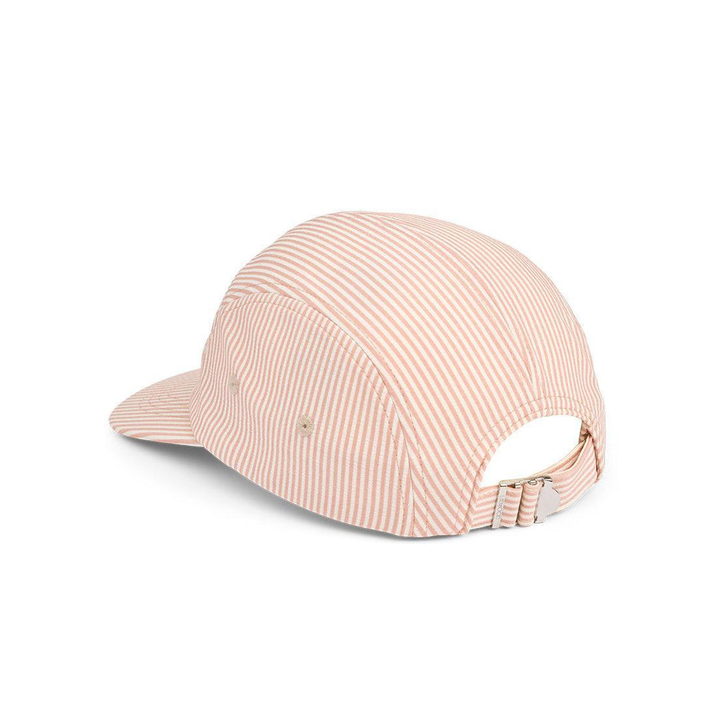 Liewood Rory Seersucker Cap - Pale Tuscany / Creme De La Creme-Hats-Pale Tuscany / Creme De La Creme-49 | Natural Baby Shower