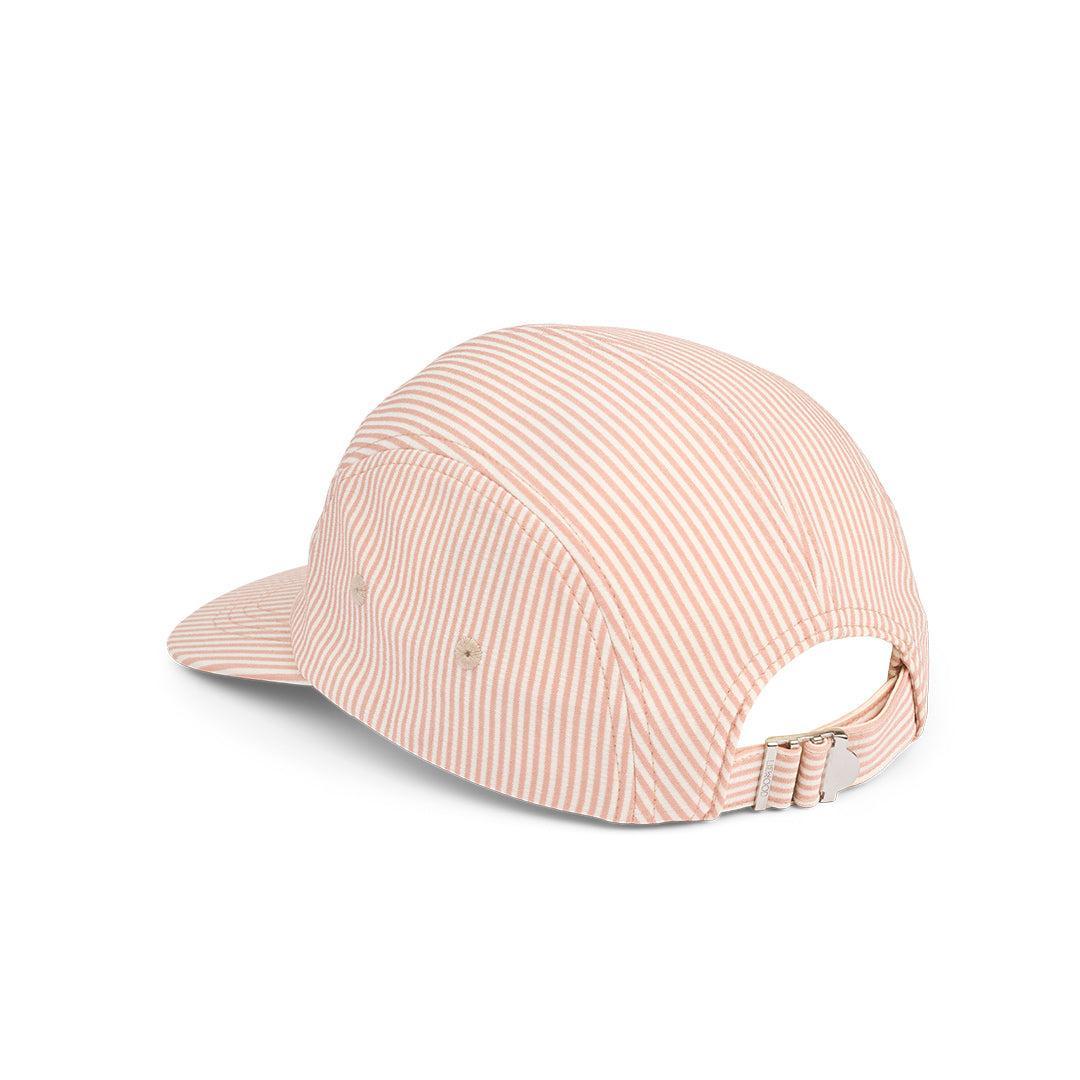 Liewood Rory Seersucker Cap - Pale Tuscany / Creme De La Creme-Hats-Pale Tuscany / Creme De La Creme-49 | Natural Baby Shower