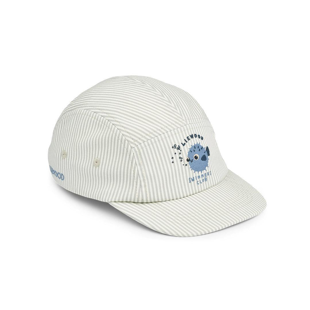 Liewood Rory Seersucker Cap - Peppermint / Sandy-Hats-Peppermint / Sandy-49 | Natural Baby Shower