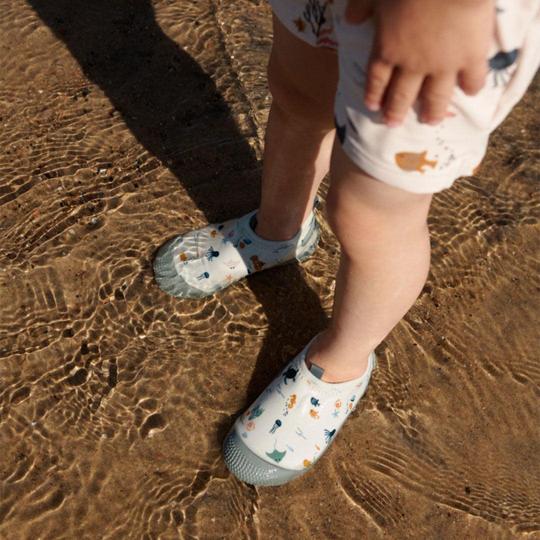 Liewood Sanjia Sea Shoe - Sea Creature / Sandy-Swim Shoes-Sea Creature / Sandy-20 | Natural Baby Shower