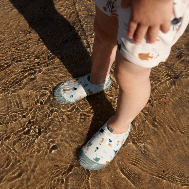Liewood Sanjia Sea Shoe - Sea Creature / Sandy-Swim Shoes-Sea Creature / Sandy-20 | Natural Baby Shower