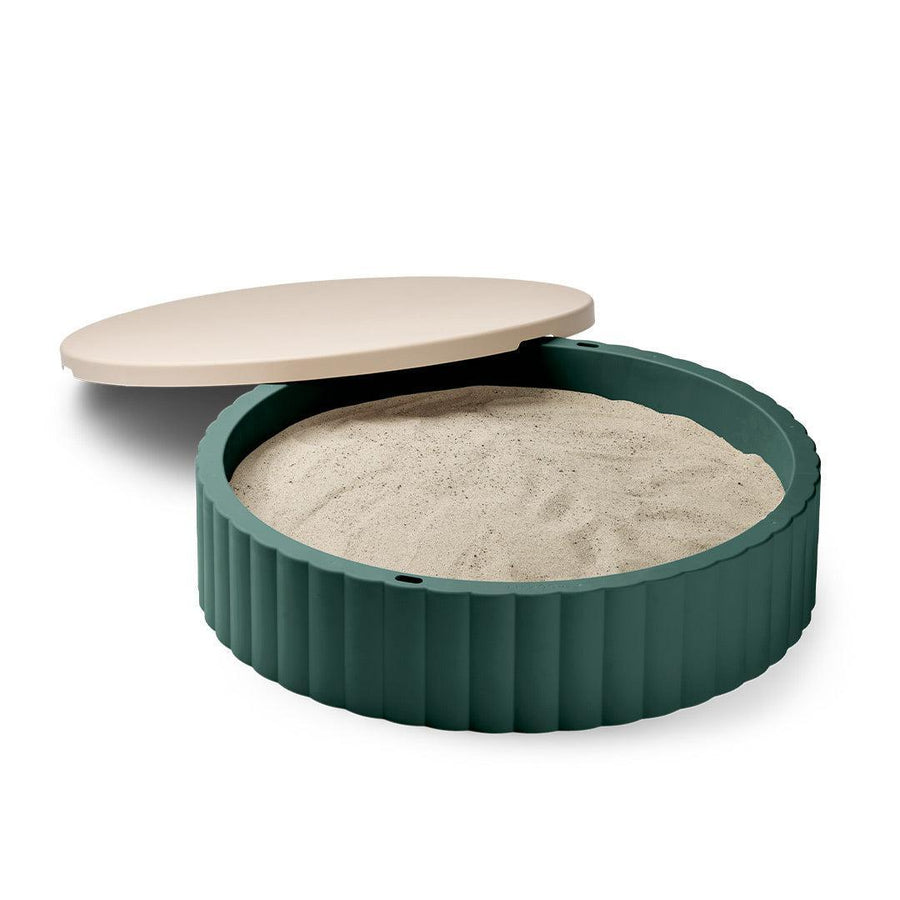 Liewood Saul Sandpit - Garden Green / Sandy-Beach Toys-Garden Green / Sandy- | Natural Baby Shower