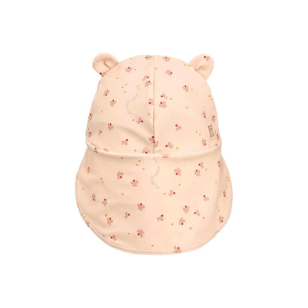 Liewood Senia Sun Hat With Ears - Mini Butterfly / Apple Blossom-Hats-Mini Butterfly / Apple Blossom-0-3m | Natural Baby Shower