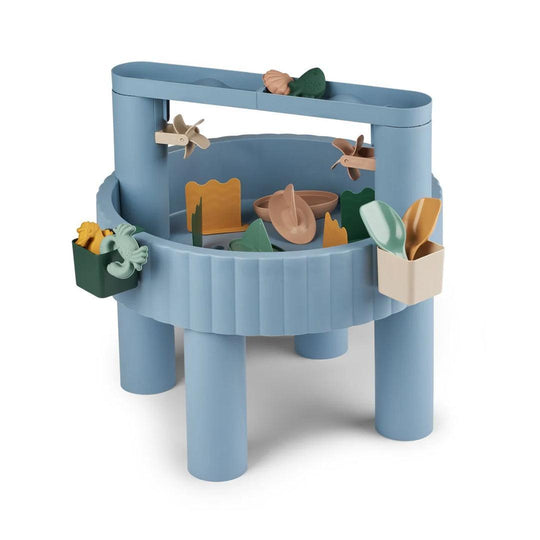 Liewood Sepp Activity Table - Beach Blue Multi Mix-Beach Toys-Beach Blue Multi Mix-One size | Natural Baby Shower