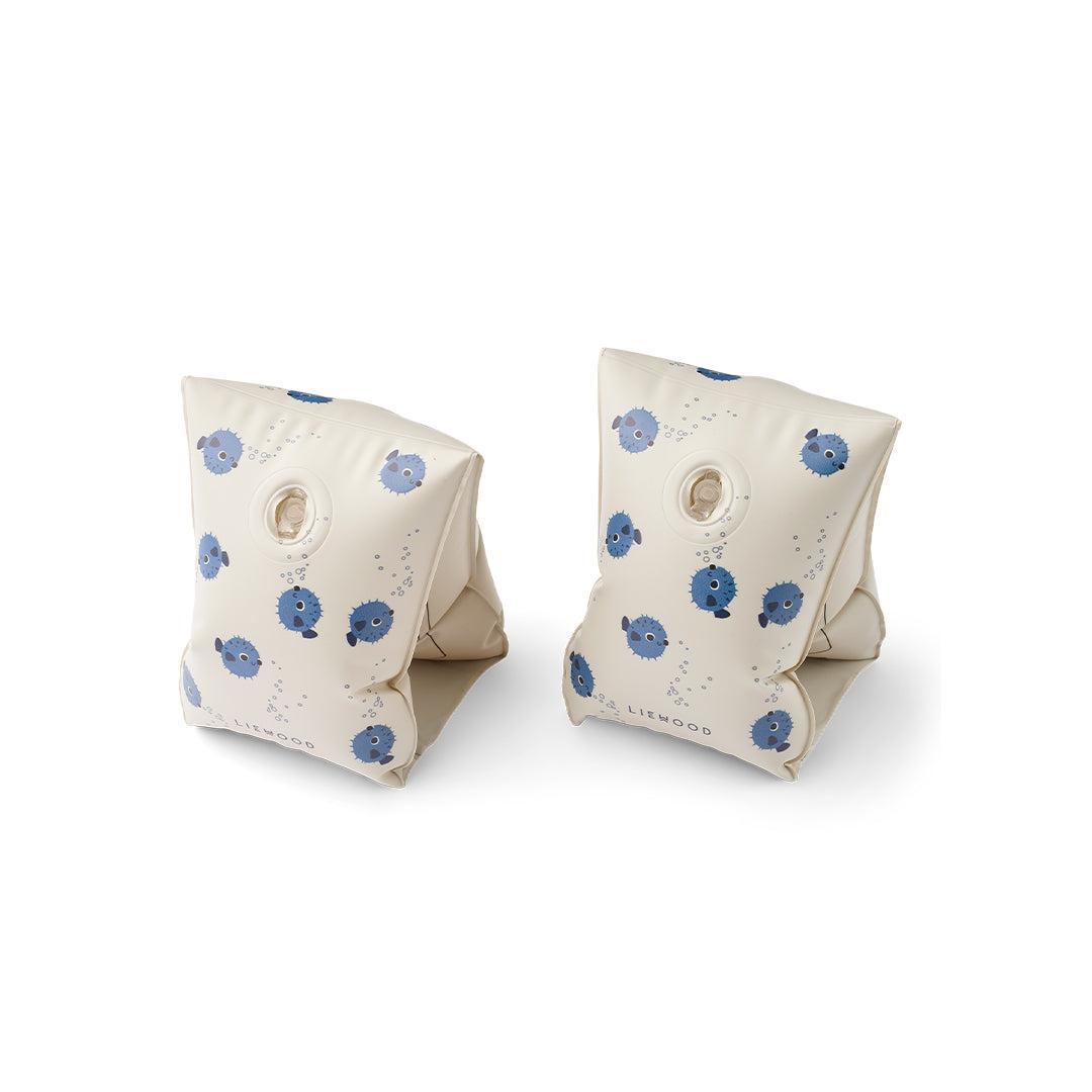 Liewood Shirley Printed Swim Wings 2-pack - Pufferfish / Sandy-Swim Vests-Pufferfish / Sandy-0-15 Kg | Natural Baby Shower