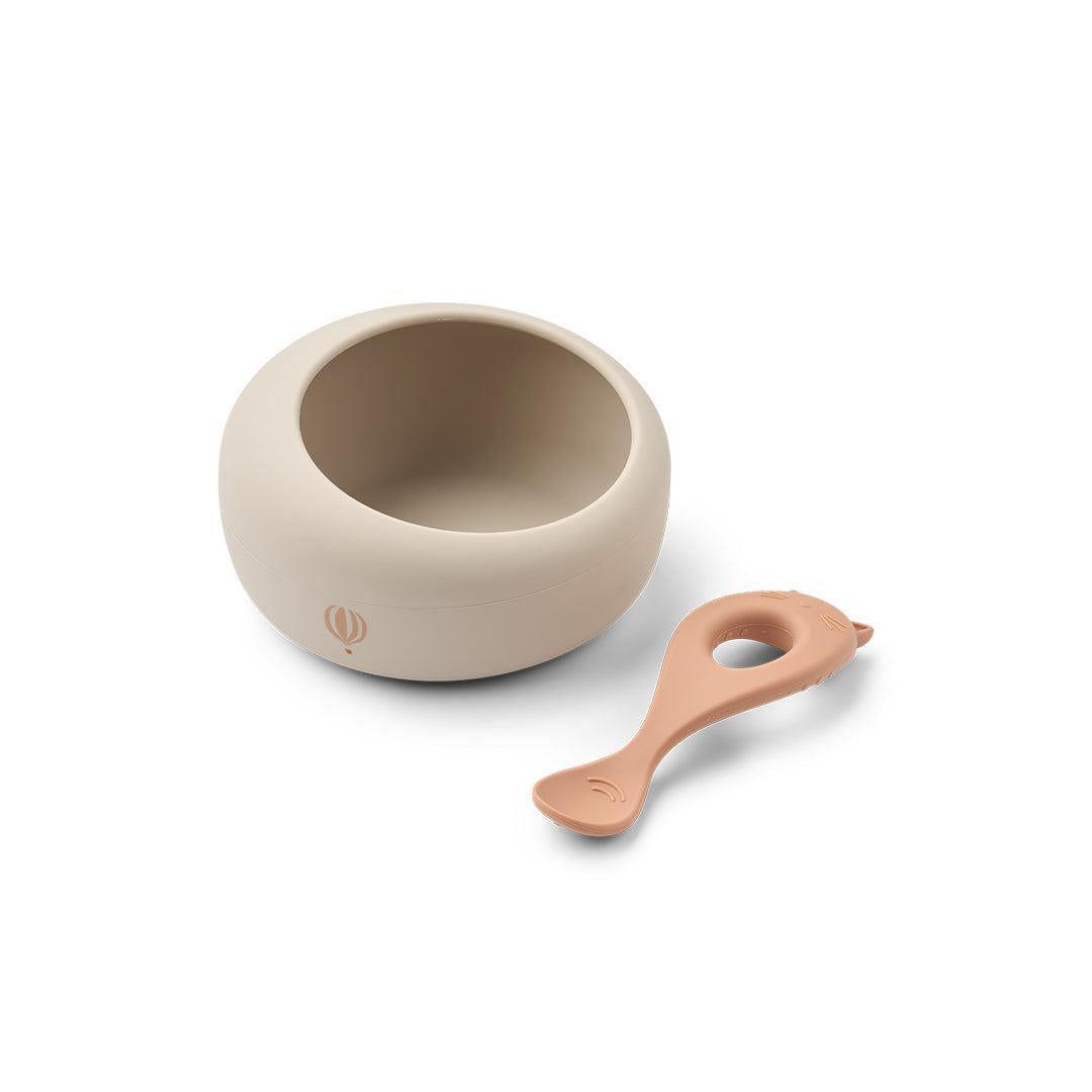 Liewood Sparia Bowl w Spoon - Wild Child / Rosey-Bowls- | Natural Baby Shower