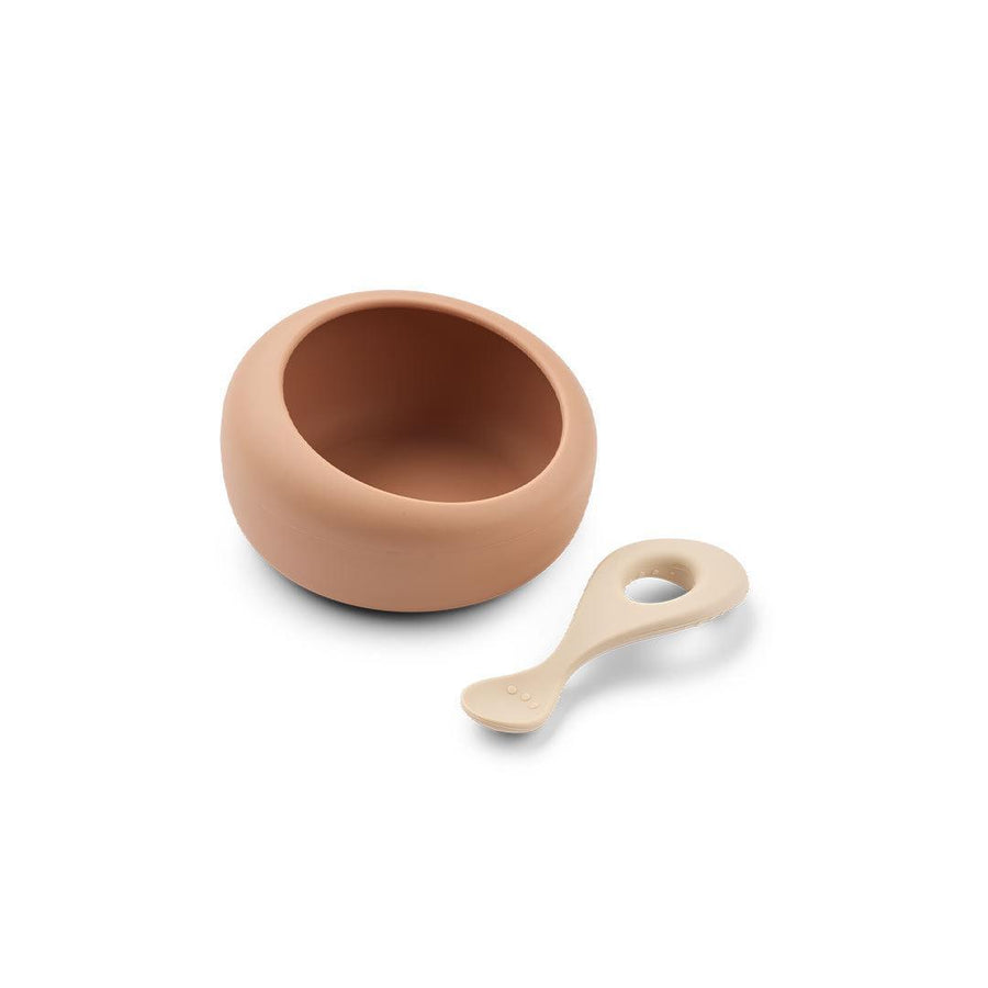 Liewood Sparia Bowl w Spoon - Tuscany Rose / Apple Blossom-Bowls-Tuscany Rose / Apple Blossom-One size | Natural Baby Shower