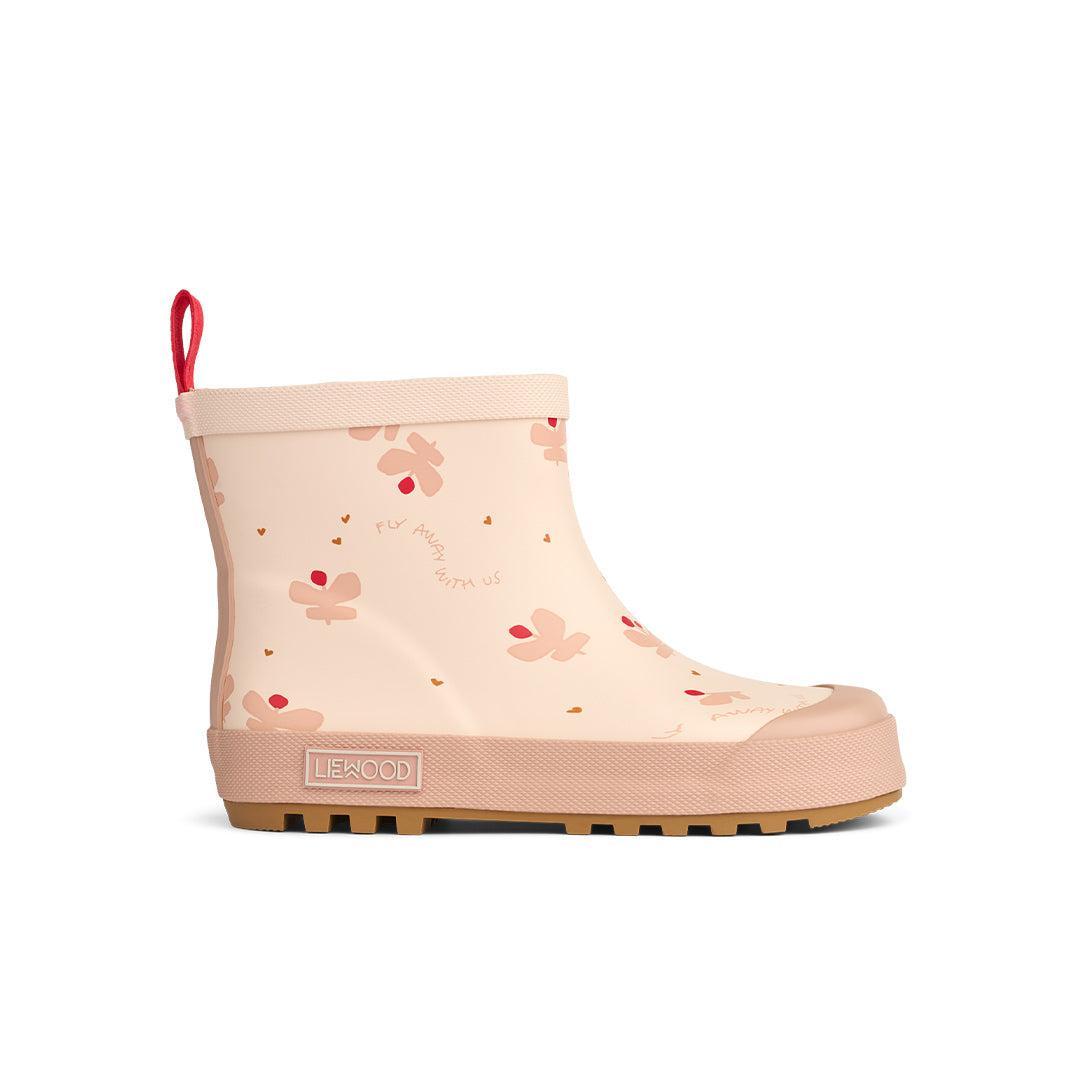 Liewood Tekla Printed Rainboot - Mini Butterfly / Apple Blossom-Wellies-Mini Butterfly / Apple Blossom-22 | Natural Baby Shower