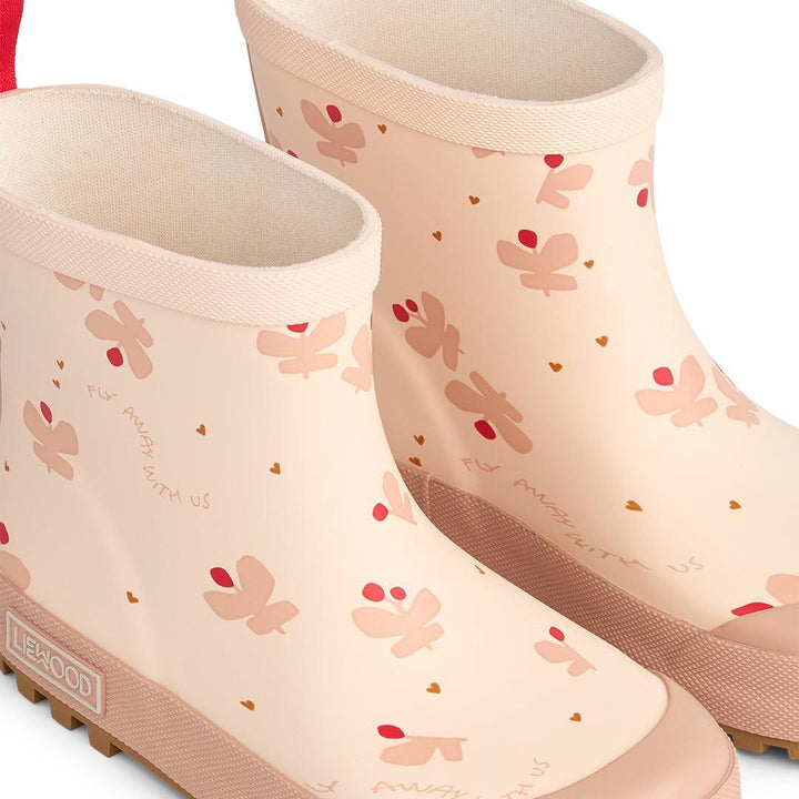 Liewood Tekla Printed Rainboot - Mini Butterfly / Apple Blossom-Wellies-Mini Butterfly / Apple Blossom-22 | Natural Baby Shower