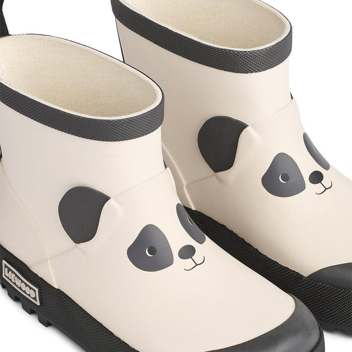 Liewood Tekla Panda Rainboot - Sandy / Dark Grey-Wellies-Sandy / Dark Grey-22 | Natural Baby Shower