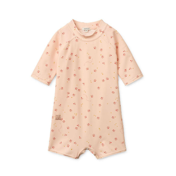 Liewood Thor Baby Swim Jumpsuit - Mini Butterfly / Apple Blossom-Swimsuits-Mini Butterfly / Apple Blossom-56 | Natural Baby Shower