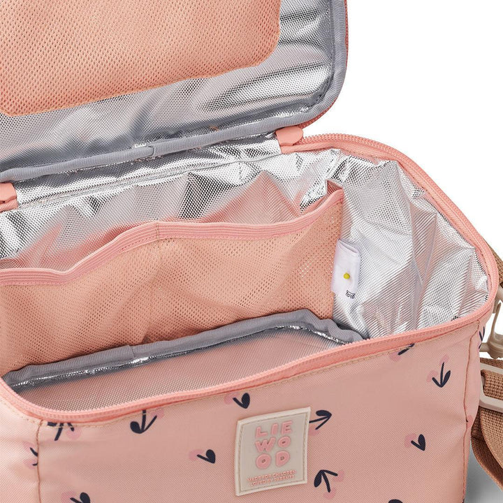 Liewood Toby Medium Thermal Bag - Cherry Heart / Rosey-Lunch Bags-Cherry Heart / Rosey- | Natural Baby Shower