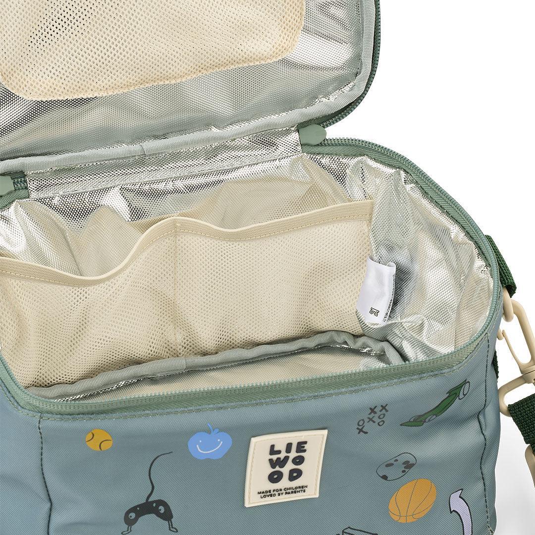 Liewood Toby Medium Thermal Bag - Play / Dusty Peppermint-Lunch Bags-Play / Dusty Peppermint- | Natural Baby Shower