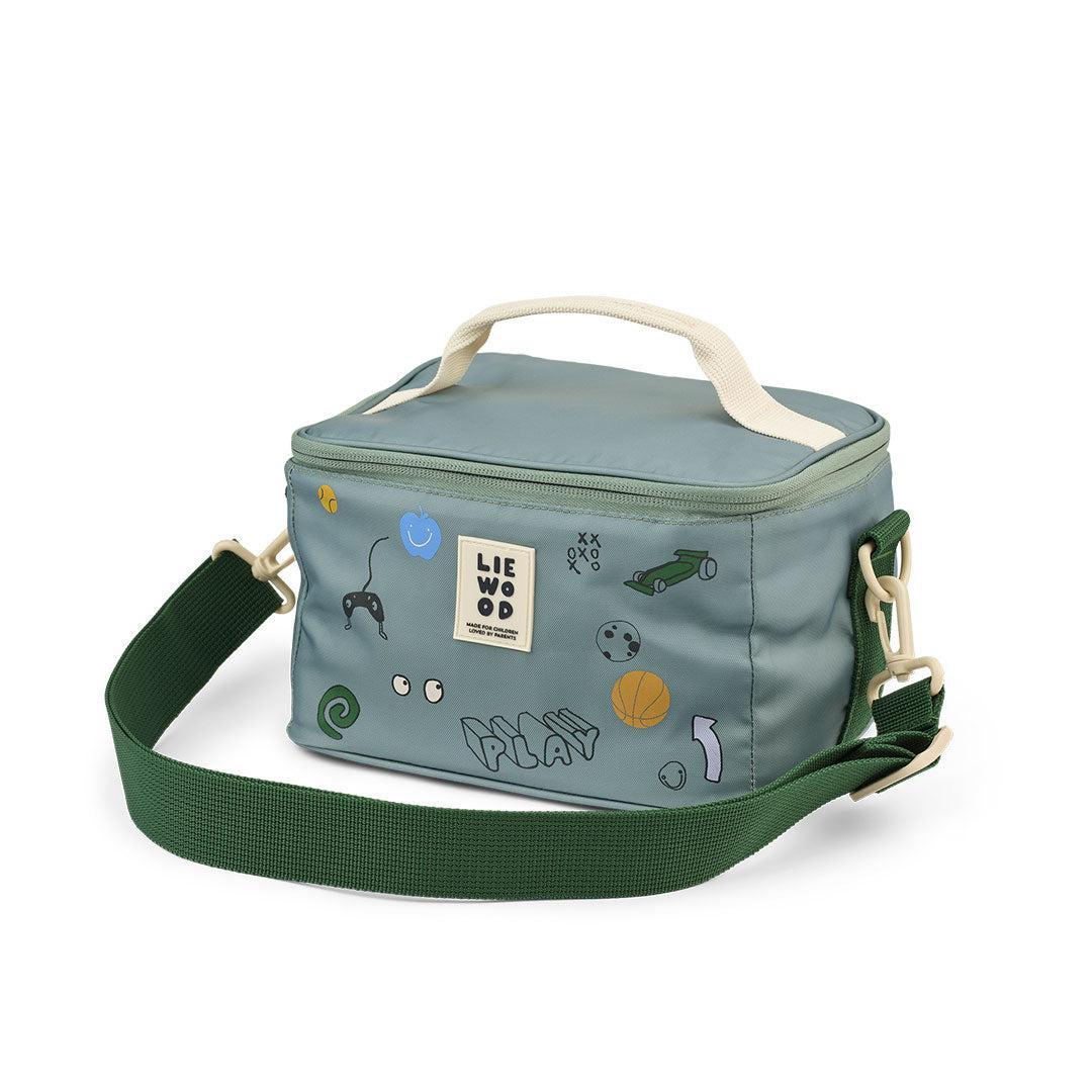 Liewood Toby Medium Thermal Bag - Play / Dusty Peppermint-Lunch Bags-Play / Dusty Peppermint- | Natural Baby Shower