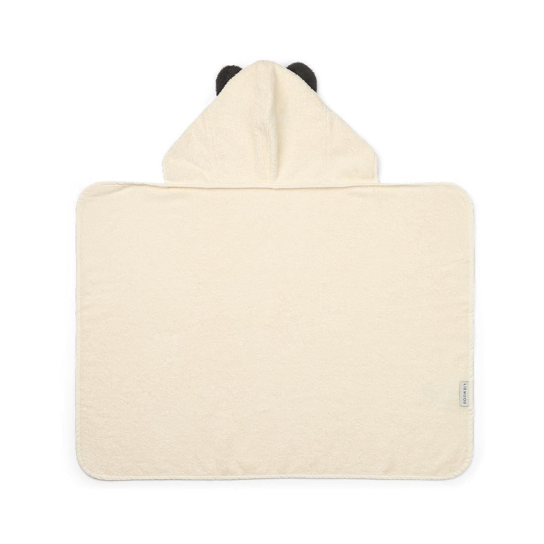 Liewood Vilas Panda Baby Hooded Towel - Creme De La Creme-Bath Towels-Creme De La Creme- | Natural Baby Shower